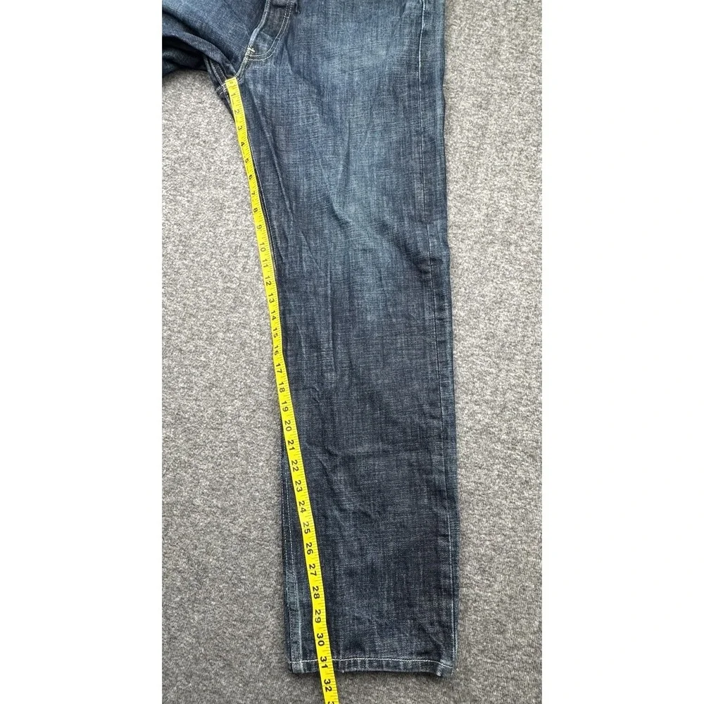 Levi's 501XX Jeans Mens Sz 36x34 Fit 36x31 Button Fly Straight Distressed